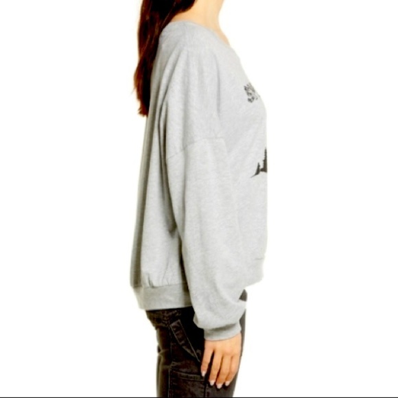 SMOKEY THE BEAR Only You Can Prevent Forest Fires scoop neck sweatshirt NWT - Picture 3 of 6